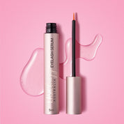 Lash Therapy Australia Jumbo Eyelash Growth Serum 5ml with precision applicator on pink background