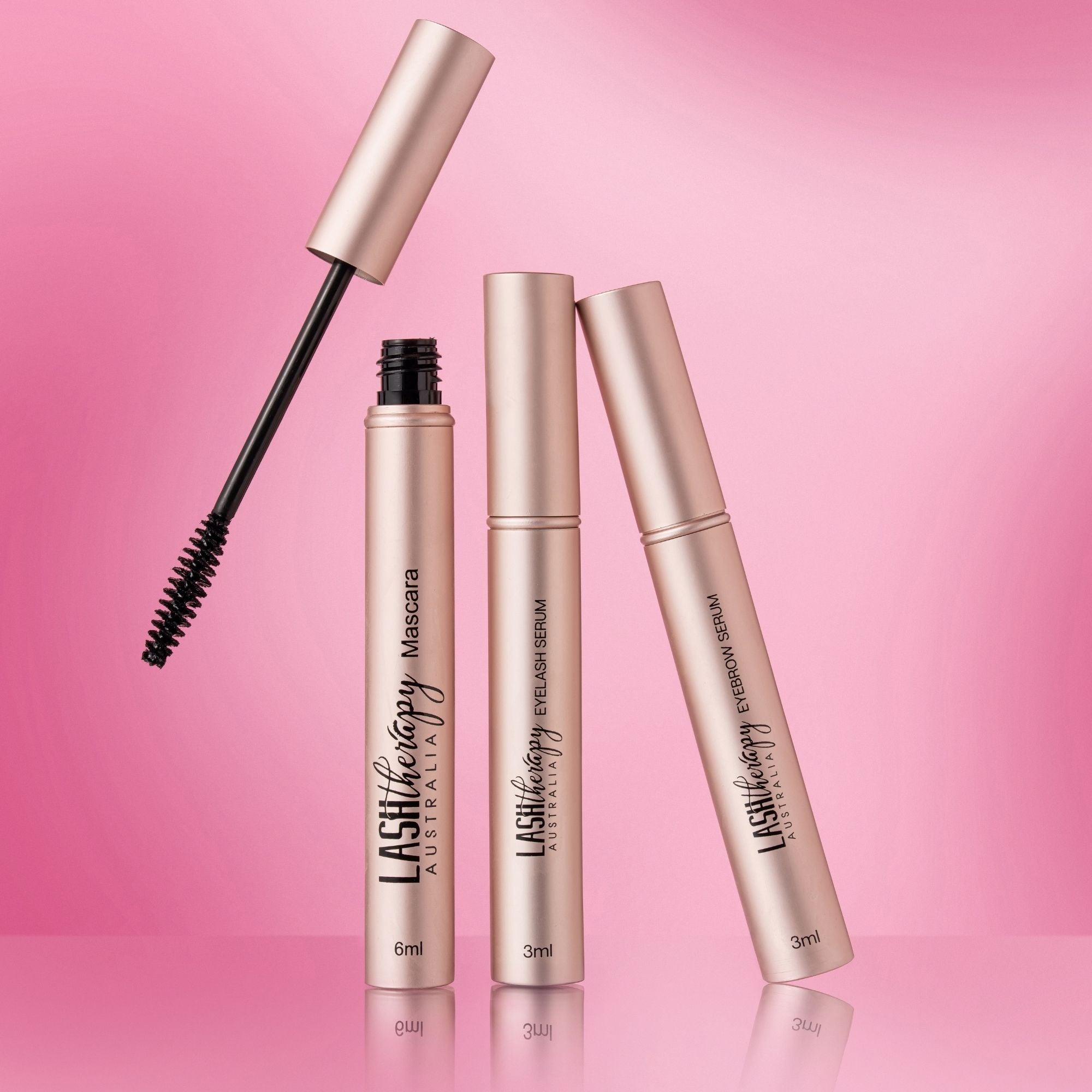 The Complete Lash Set - Eyelash Serum, Mascara Serum, Curler